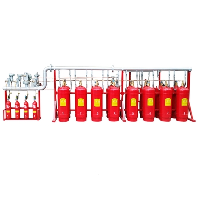 HFC227ea FM200 Fire Suppression System 40L - 180L Heptafluoropropane Fire Extinguisher