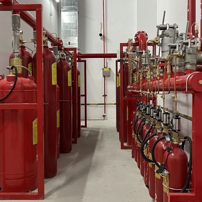 HFC227ea FM200 Fire Suppression System 40L - 180L Heptafluoropropane Fire Extinguisher