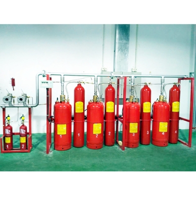 High Safety FM200 Pipe Network System 70L - 180L HFC 227ea Fire Suppression System