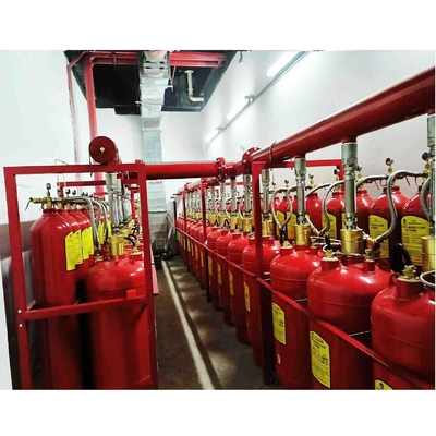 90Ltr FM200 Piston Flow System Fire Suppression Equipment Electrical Manual Starting Mode