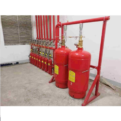 Enclosed Flooding 180L Gas Fire Extinguishing Equipment Fm 200 Fire Extinguisher