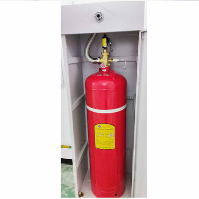 Red FM200 Cabinet Fire Suppression System For Fire Protection Level A B C Fires Max Filling Rate 0.95kg/L