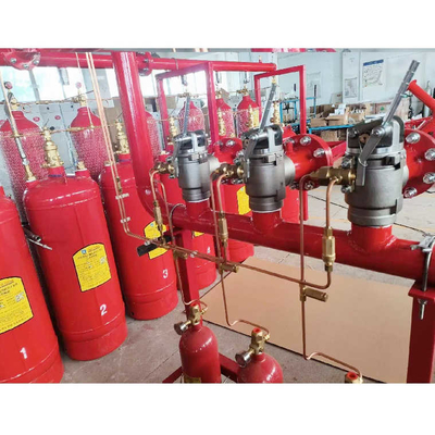 Hfc227ea Fire Suppression System Cylinder 4.2mpa / 5.6mpa Optional Zones Management