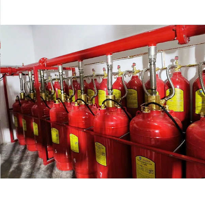 Manual Automatic FM200 Gas Fire Extinguishing System 120L Colorless And Odorless