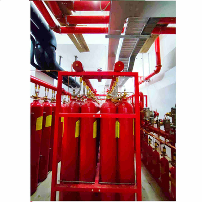 IG 100 Inert Gas Fire Suppression System With 70L - 90L Capacity Pipe Network Type