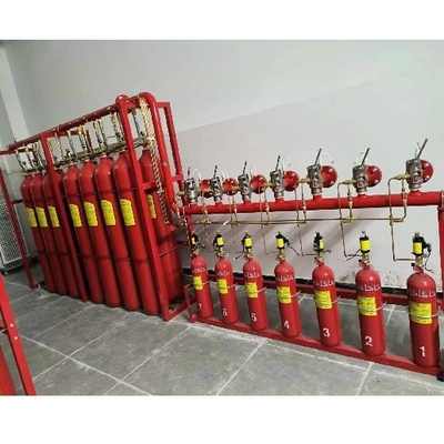 Enclosed Flooding FM200 Inert Gas Fire Protection System Automatic or manual Actuation