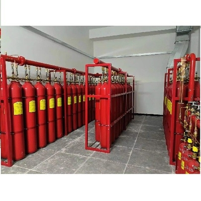 IG100 Red Fire Suppression System Cylinder 15MPa 20MPa Working Prussure