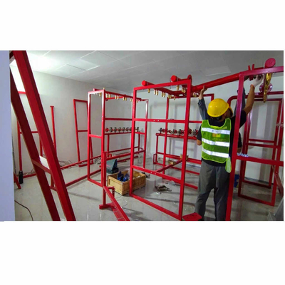 Multifunctional IG100 Inert Gas Fire Extinguishing System High Durability Red Color