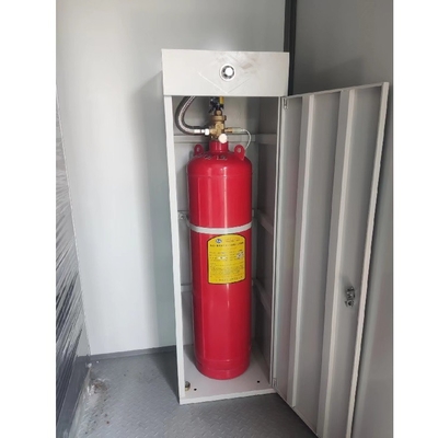 FM200 Cabinet Fire Suppression System 120L Capacity Enclosed Flooding  DC 24V 1.5A