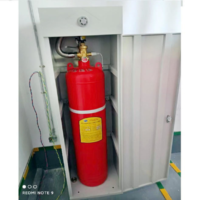 FM200 Cabinet fire extinguishing device with 150L red bottle 2.5Mpa