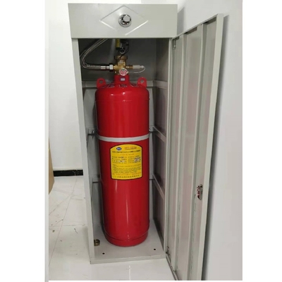 FM200 Cabinet fire extinguishing device with 150L red bottle 2.5Mpa