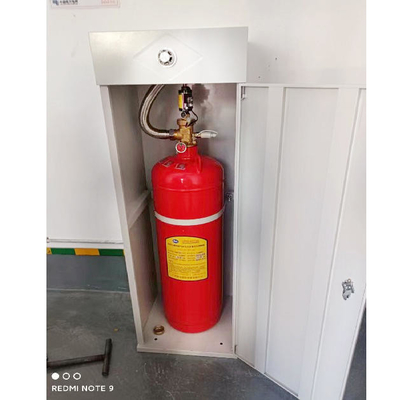 120L FM200 HFC227ea Red Cylinder Gas Fire Extinguisher 2.5 MPa