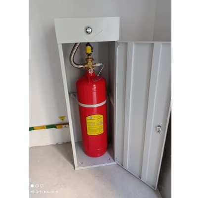 120L FM200 HFC227ea Red Cylinder Gas Fire Extinguisher 2.5 MPa