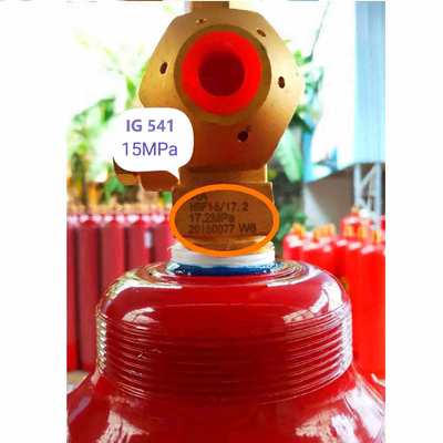 Indoor IG541 Inert Fire Extinguishing System Automatic Or Manual Start
