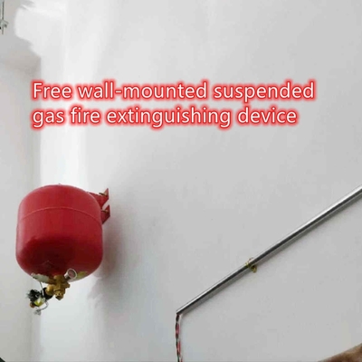 30L Red Suspended FM200 Gas Fire Extinguishing Bottle System For Small Single Zone