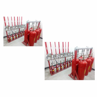 Multiple Zone Fire Gas Suppression System Heptafluoropropane 70L 90L 100L 120L Capacity