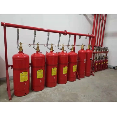 Multiple Zone Fire Gas Suppression System Heptafluoropropane 70L 90L 100L 120L Capacity