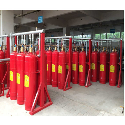 120L Gas Fire Extinguishing System Red Fm200 Automatic Fire Extinguisher