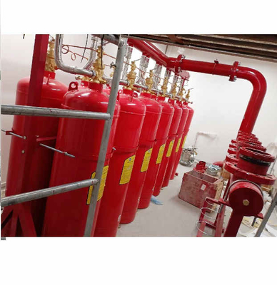 High Safety Red FM200 Cylinder Heptafluoropropane HFC 227ea Gas Suppression System