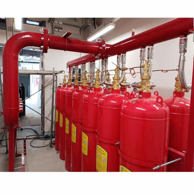 High Safety Red FM200 Cylinder Heptafluoropropane HFC 227ea Gas Suppression System