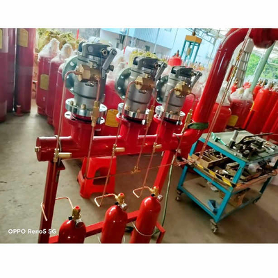 5.6Mpa FM200 Piston Flow System HFC-227 Red Cylinder Fire Extinguisher