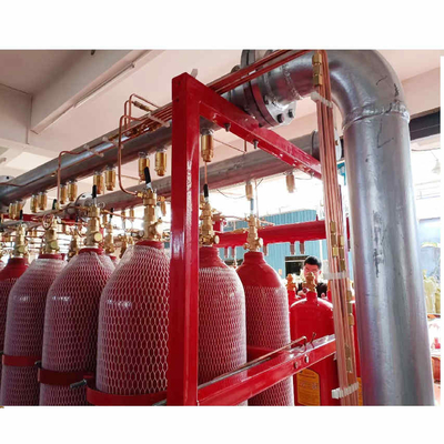 5.6Mpa FM200 Piston Flow System HFC-227 Red Cylinder Fire Extinguisher