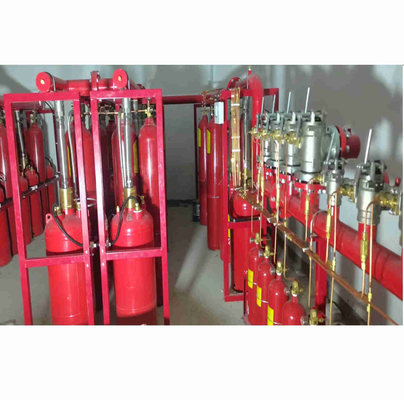 Odorless FM200 Piston Flow System Gas Fire Extinguishing System For Multiple Rooms